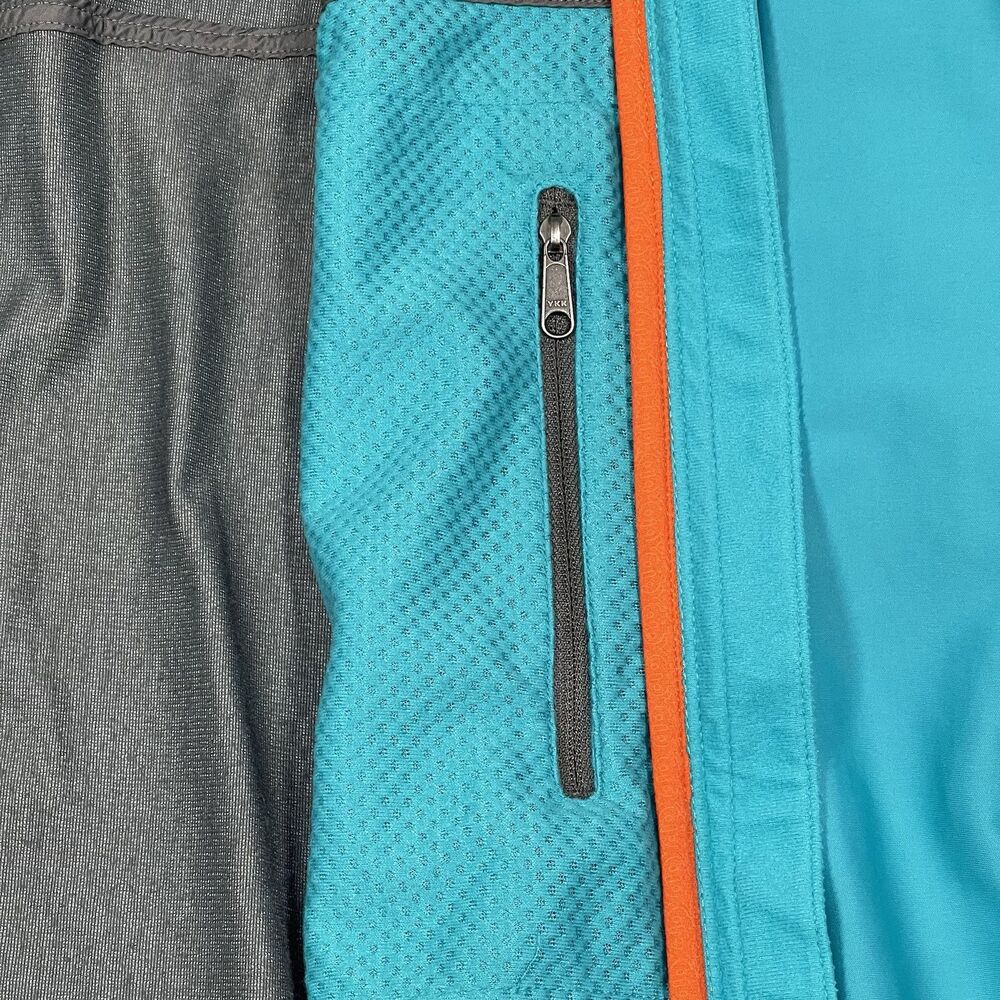 Marmot Jacket Women Large Blue Turquoise Leadville Gore Windstopper Shell Hiking - Picture 6 of 14